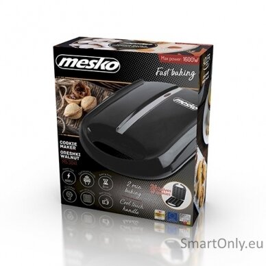 Mesko Nut maker MS 3041 1600 W Number of pastry 24 Nuts Black