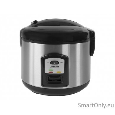 Mesko Rice cooker MS 6411 1000 W 1.5 L Black/Stainless steel