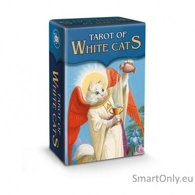 Mini Tarot Of White Cats Taro Kortos Lo Scarabeo 1