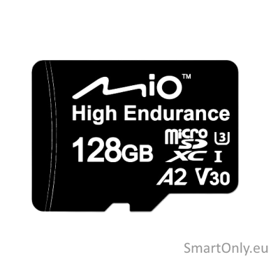 Mio High-Endurance | 128 GB | MicroSD | Flash memory class UHS-I