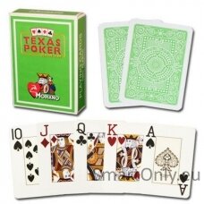 Modiano Texas Poker Hold Em Jumbo Index kortos (šviesiai žalios)