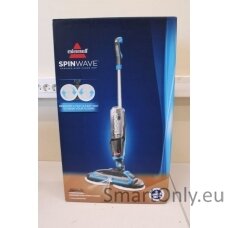 Mop | SpinWave | Corded operating | Washing function | Power 105 W | Blue/Titanium | USED, DIRTY, SCRATCHED, BROKEN HANDLE HOLDERS