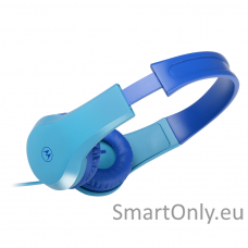 Motorola | Kids Wired Headphones | Moto JR200 | Over-Ear Over-Ear | Built-in microphone | 3.5 mm plug | Blue