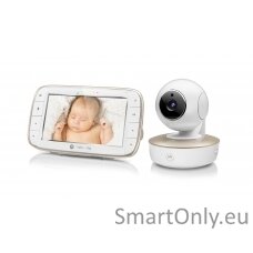 Motorola VM855 CONNECT 5.0” Portable Wi-Fi Video Baby Monitorwith Flexible Crib Mount, White/Gold Motorola Portable Wi-Fi Video Baby Monitor with Flexible Crib Mount VM855 CONNECT 5.0” White/Gold