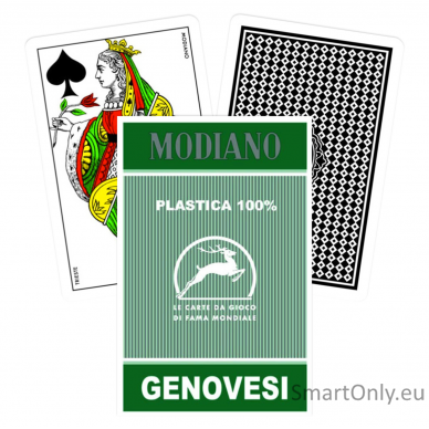 Modiano Genovesi Taro kortos (žalios sp.)