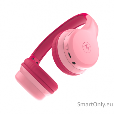 Motorola | Kids Headphones | Moto JR300 | Over-Ear Over-Ear | Bluetooth | Built-in microphone | Bluetooth | Pink | Wireless 1