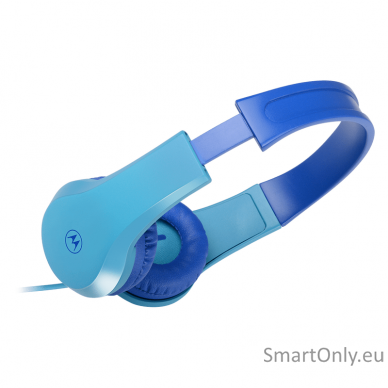 Motorola | Kids Wired Headphones | Moto JR200 | Over-Ear Over-Ear | Built-in microphone | 3.5 mm plug | Blue 1