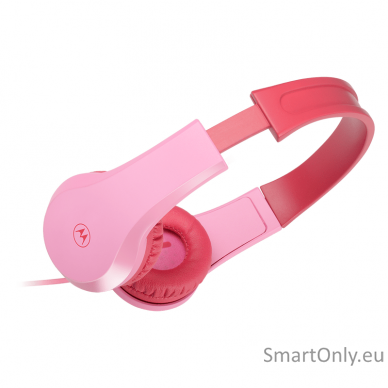 Motorola | Kids Wired Headphones | Moto JR200 | Over-Ear Over-Ear | Built-in microphone | 3.5 mm plug | Pink 1