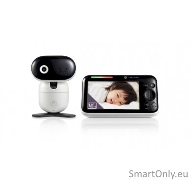 Motorola PIP1610 HD CONNECT 5.0" Wi-Fi HD Motorized Video Baby Monitor, White/Black Motorola Wi-Fi HD Motorized Video Baby Monitor PIP1610 HD CONNECT 5.0"  White/Black 1