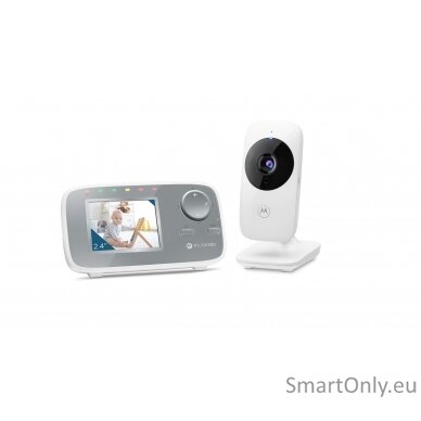 Motorola Video Baby Monitor VM482 2.4" White/Grey