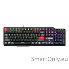 MSI | VIGOR GK41 DUSK LR US | Gaming keyboard | Wired | US | Black | Kailh Red