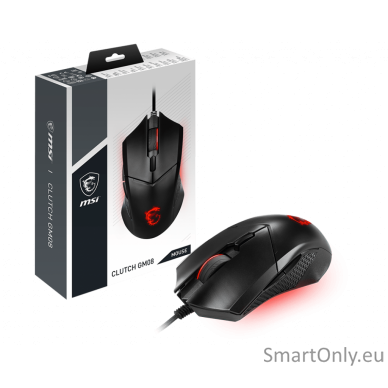 MSI CLUTCH GM08 Black Gaming Mouse 3