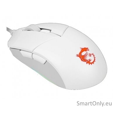 MSI Clutch GM11 White Gaming Mouse 8