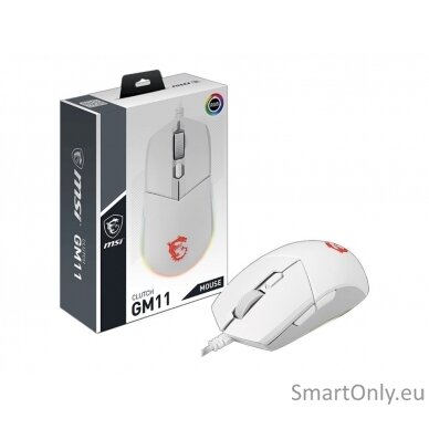 MSI Clutch GM11 White Gaming Mouse 5