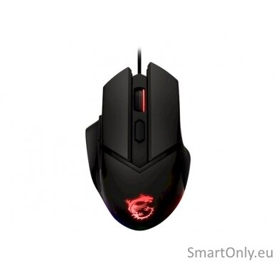 MSI Clutch GM20 Elite Black Gaming Mouse 1