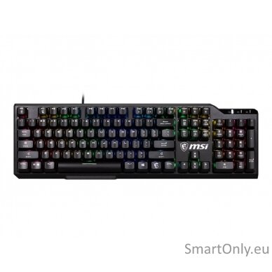 MSI | VIGOR GK41 LR | Gaming keyboard | Wired | US | Black