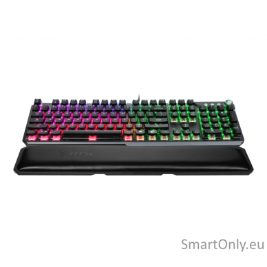 MSI VIGOR GK71 SONIC RED US Gaming keyboard USB RGB LED light US Wired Black 3