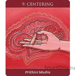 Mudras for Awakening the Energy Body meditacinės kortos ir knyga US Games Systems 5