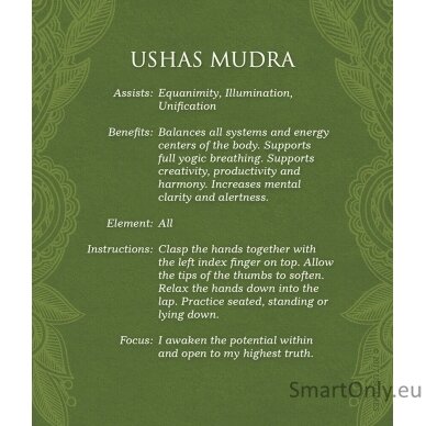 Mudras: For Awakening The Five Elements kortos US Games Systems 5