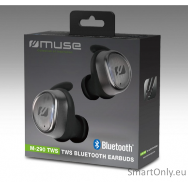 Muse Earphones M-290 TWS True Wireless In-ear, Microphone, Wireless connection, Black 2