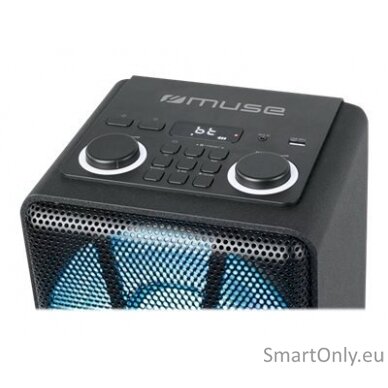 Muse Party Box Speaker M-1805 DJ 150 W, Bluetooth, Wireless connection, Black 5