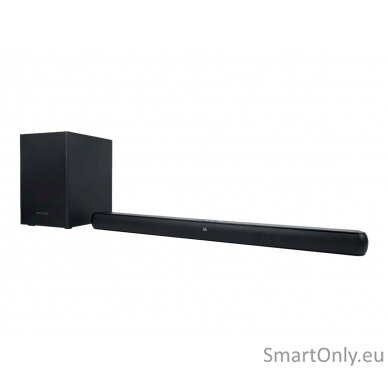 Muse TV Soundbar With Bluetooth M-1580SBT 80 W, Bluetooth, Wireless connection, Gloss Black, AUX in 3