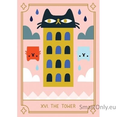 Mystic Cats Tarot kortos Sterling Ethos 6