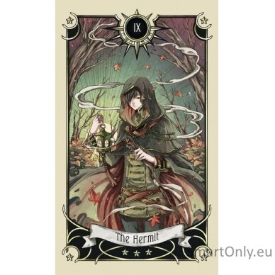 Mystical Manga Tarot Mini kortos Llewellyn 3