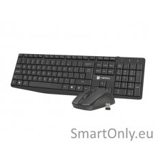 Natec Keyboard and Mouse   Squid 2in1 Bundle Keyboard and Mouse Set Wireless US Wireless connection Black