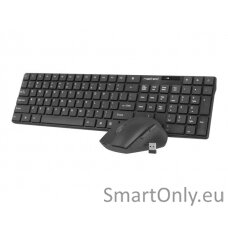 Natec Keyboard and Mouse  Stringray 2in1 Bundle Keyboard and Mouse Set Wireless Batteries included US Wireless connection Black