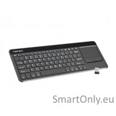 Natec Keyboard NKL-0968 Turbo Slim Keyboard with Trackpad Wireless US 400 g USB Type-A Black