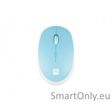 Natec Mouse Harrier 2 	Wireless White/Blue Bluetooth