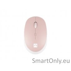 Natec Mouse Harrier 2 	Wireless White/Pink Bluetooth