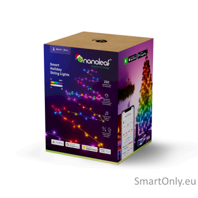 Nanoleaf 1D Outdoor Holiday String Lights Starter Kit 20m 4