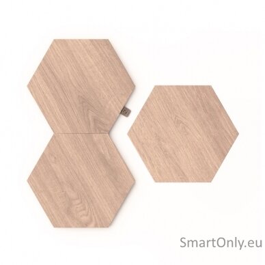 Nanoleaf Elements Wood Look Hexagons Expansion Pack (3 panels) 1