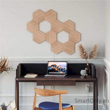 Nanoleaf Elements Wood Look Hexagons Starter Kit (13 panels) 2