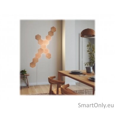 Nanoleaf Elements Wood Look Hexagons Starter Kit (13 panels) 9