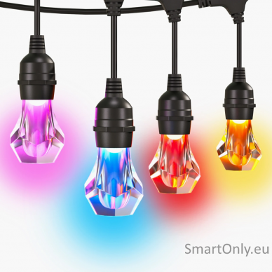 Nanoleaf Essentials Matter Smart Multicolour Outdoor String Lights Starter Kit 30m|Nanoleaf