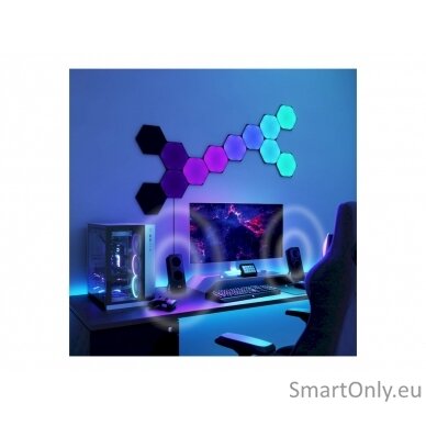 Nanoleaf Shapes Black Hexagon Expansion pack (3 panels) 7