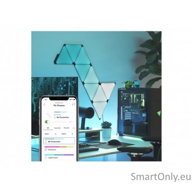 Nanoleaf Shapes Black Triangles Starter Kit (9 panels) 8