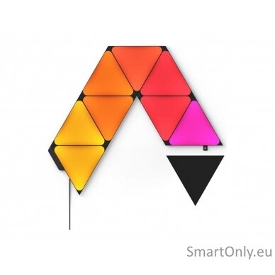 Nanoleaf Shapes Black Triangles Starter Kit (9 panels)