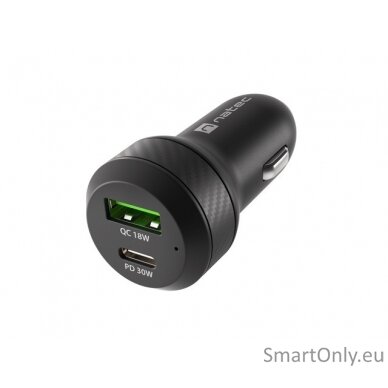 Natec Car Charger Coney Black 1