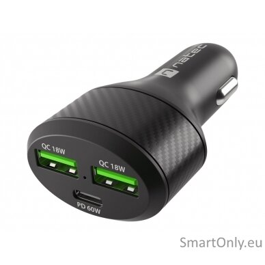 Natec Car Charger Coney Black 5