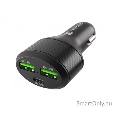 Natec Car Charger Coney Black