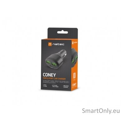 Natec Car Charger Coney Black 4