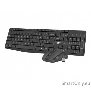 Natec Keyboard and Mouse   Squid 2in1 Bundle Keyboard and Mouse Set Wireless US Wireless connection Black 11