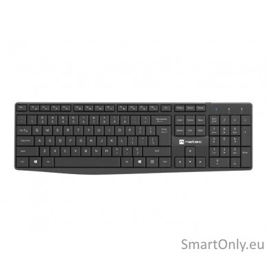 Natec Keyboard and Mouse   Squid 2in1 Bundle Keyboard and Mouse Set Wireless US Wireless connection Black 8