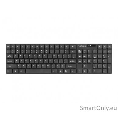 Natec Keyboard and Mouse  Stringray 2in1 Bundle Keyboard and Mouse Set Wireless Batteries included US Wireless connection Black 3