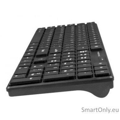 Natec Keyboard and Mouse  Stringray 2in1 Bundle Keyboard and Mouse Set Wireless Batteries included US Wireless connection Black 6