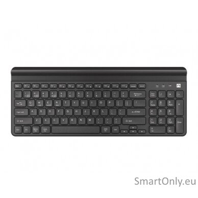 Natec Keyboard Felimare NKL-1973  Keyboard Wireless Multimedia keys; Low profile keyboard US 415 g 2.4 GHz, Bluetooth Black 1